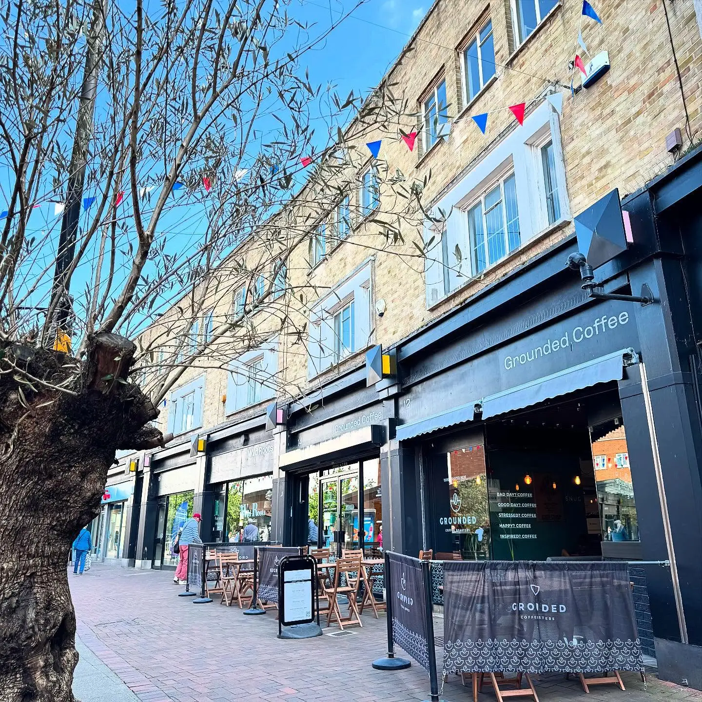 Grounded Coffee shopfront at The Dolphin, Poole