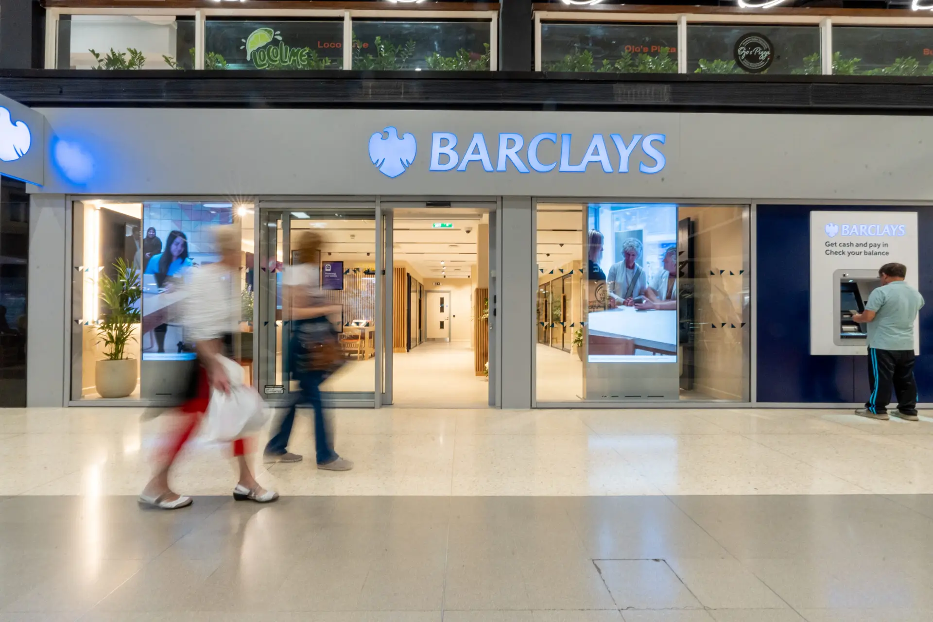 Barclays branch at The Dolphin shopping centre, Poole