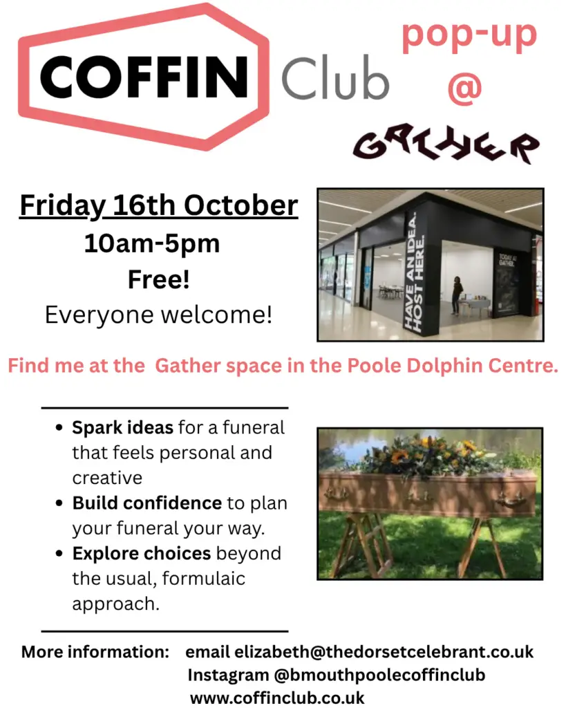 Coffin Club Gather leaflet